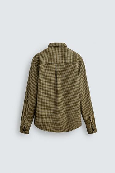 CHEMISE EN FLANELLE À CARREAUX AARON LEVINE X ZARA - Jaune de Zara - Image 8