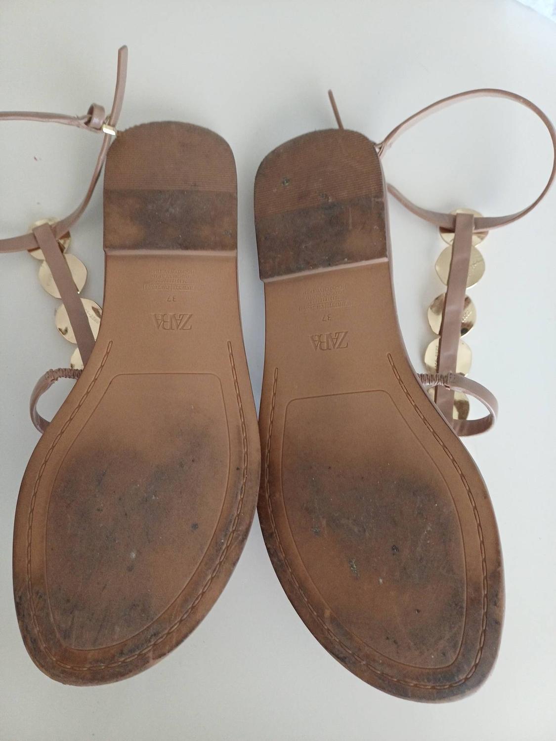 BEADED FLAT SANDALS - Image 3