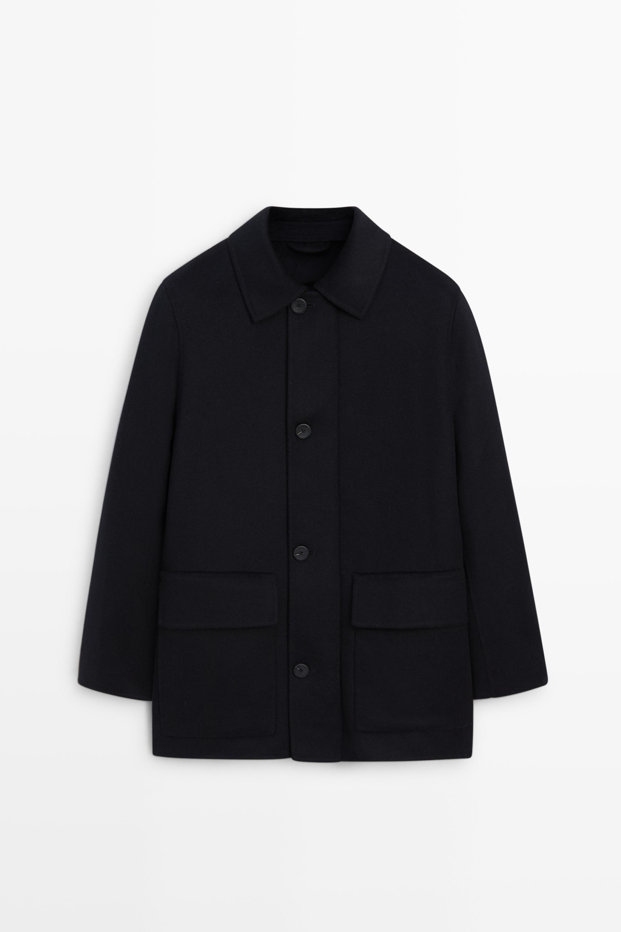 Manteau court avec détail gilet amovible