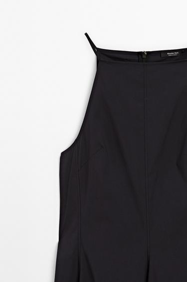 JUPE VOLANTÉE ENTRE-DEUX - Noir de Zara - Image 1
