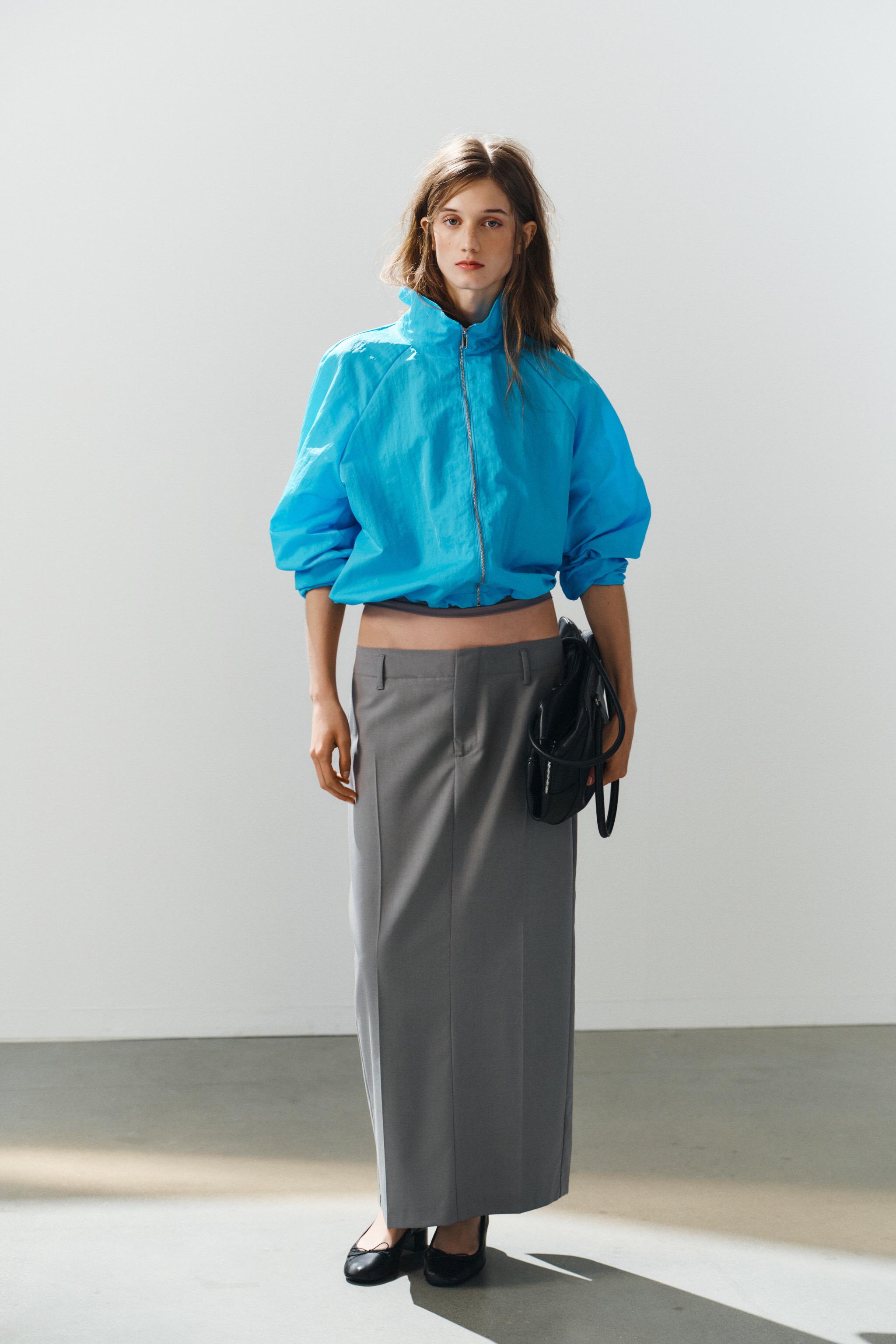 VESTE EN TISSU TECHNIQUE ZIPPÉE