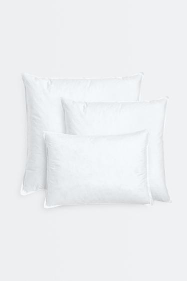 Zara FEATHER CUSHION FILLING WITH A COTTON COVER - White
