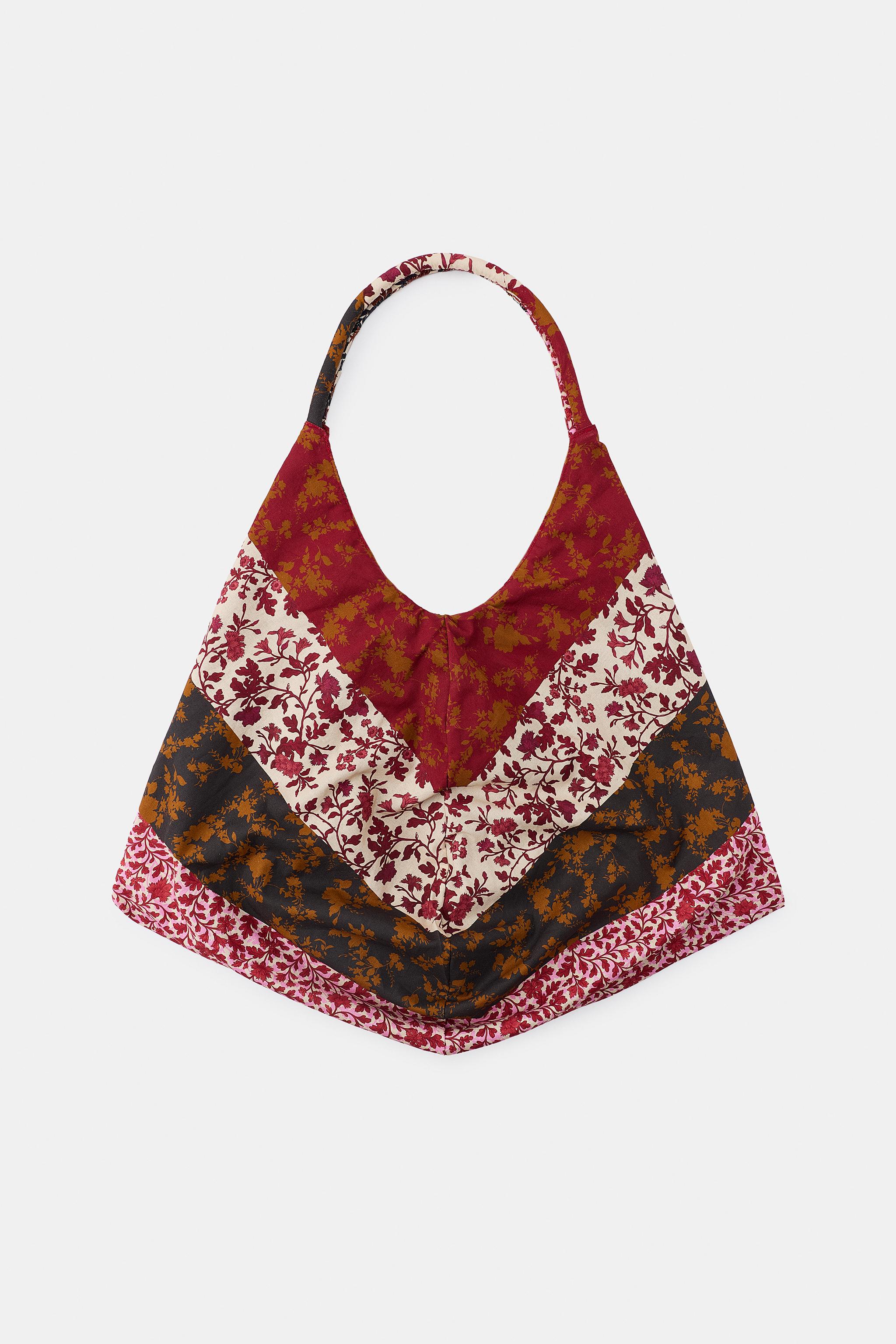 MAXI SAC 100% COTON IMPRIMÉ FLEURS