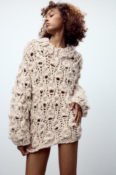 JERSEY PUNTO CALADO - Hielo de Zara