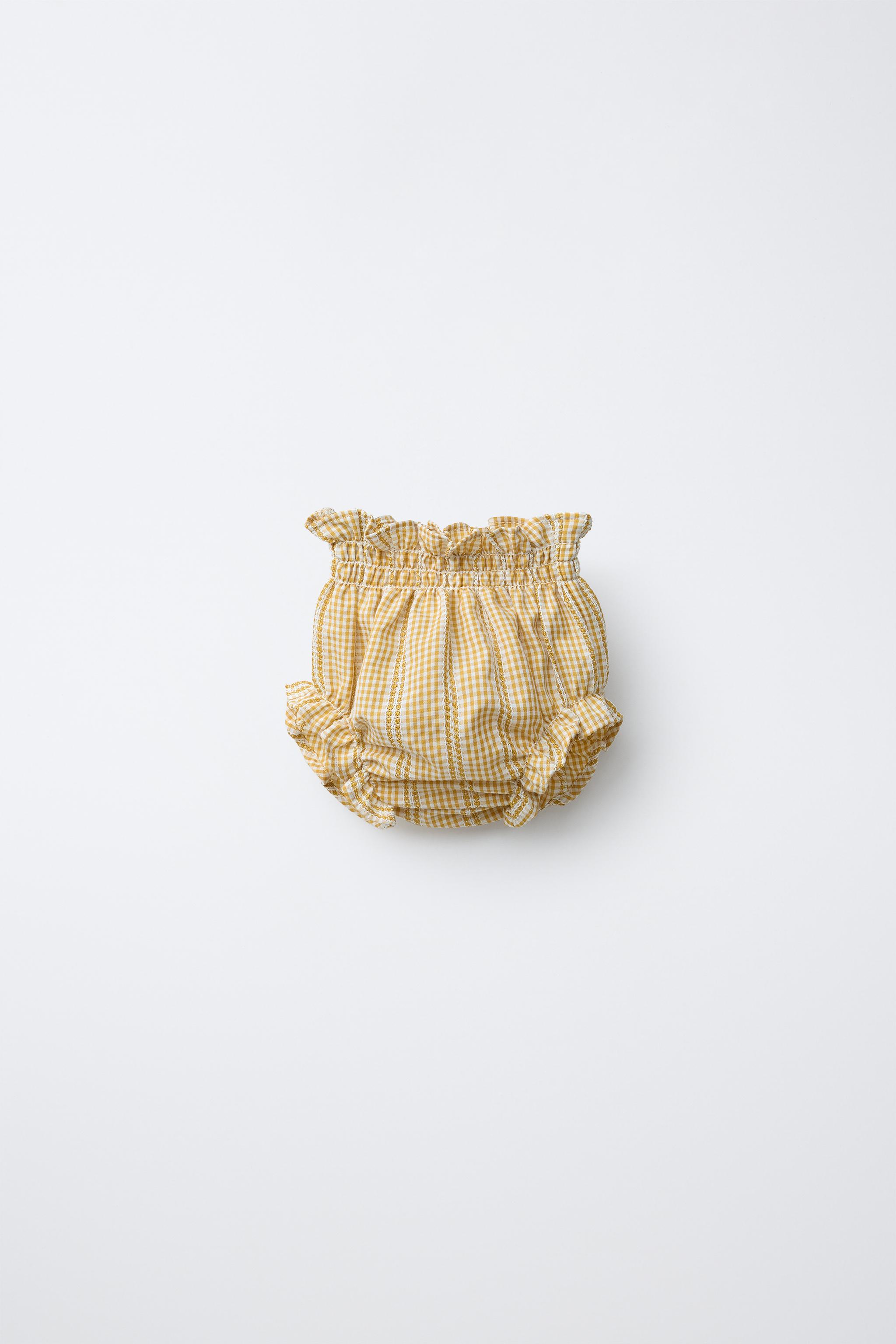 CULOTTE À IMPRIMÉ CARREAUX VICHY