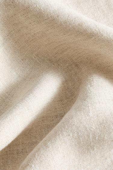 NAPPE LIN DÉLAVÉ - Beige clair de Zara - Image 3