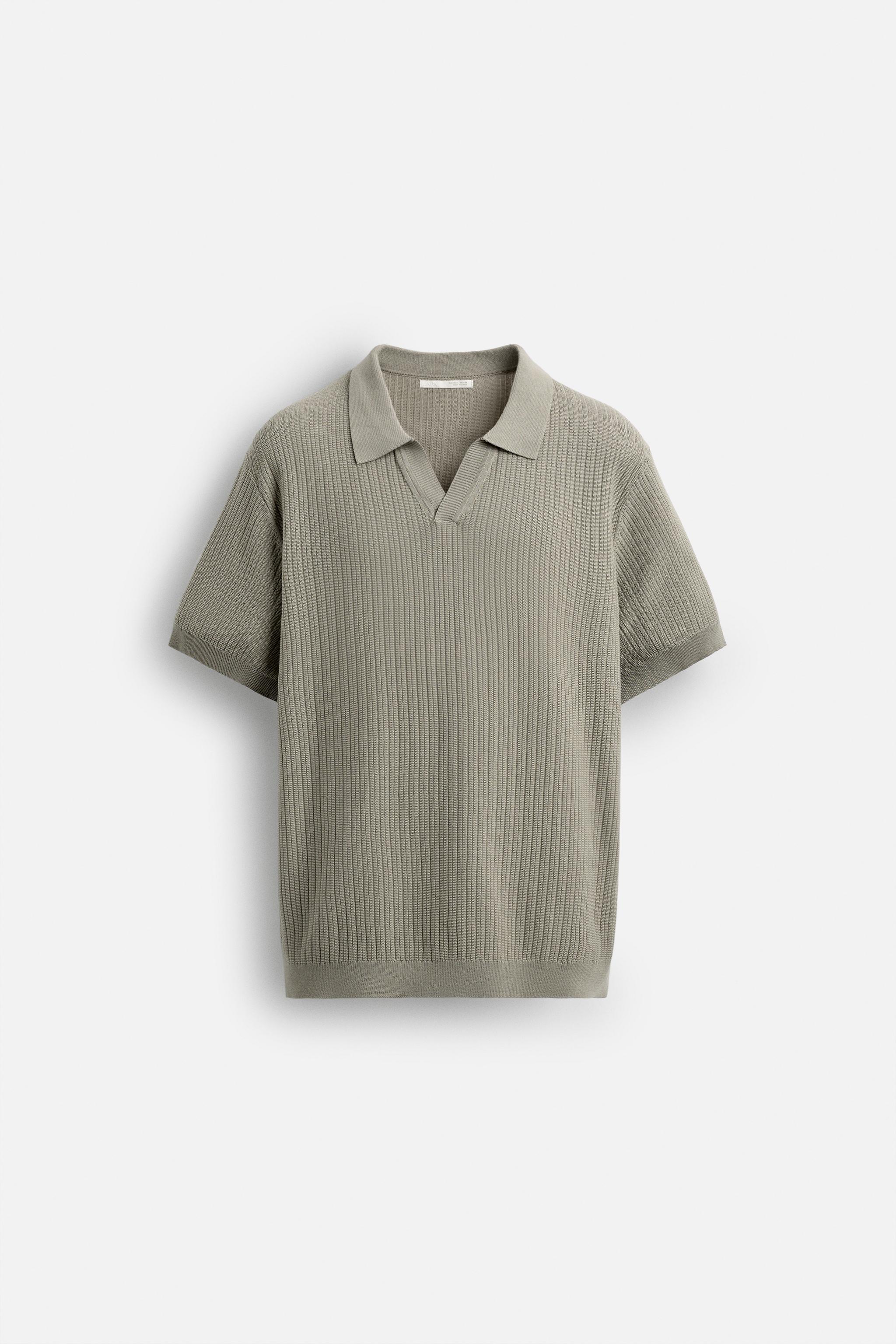 ZARA｜POLO JACQUARD コットンニットポロ ゆったりシルエット 05536418406-p.jpg?ts=