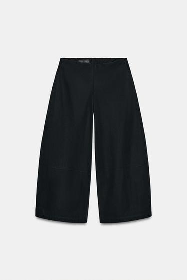 JUPE-CULOTTE - Noir de Zara - Image 5
