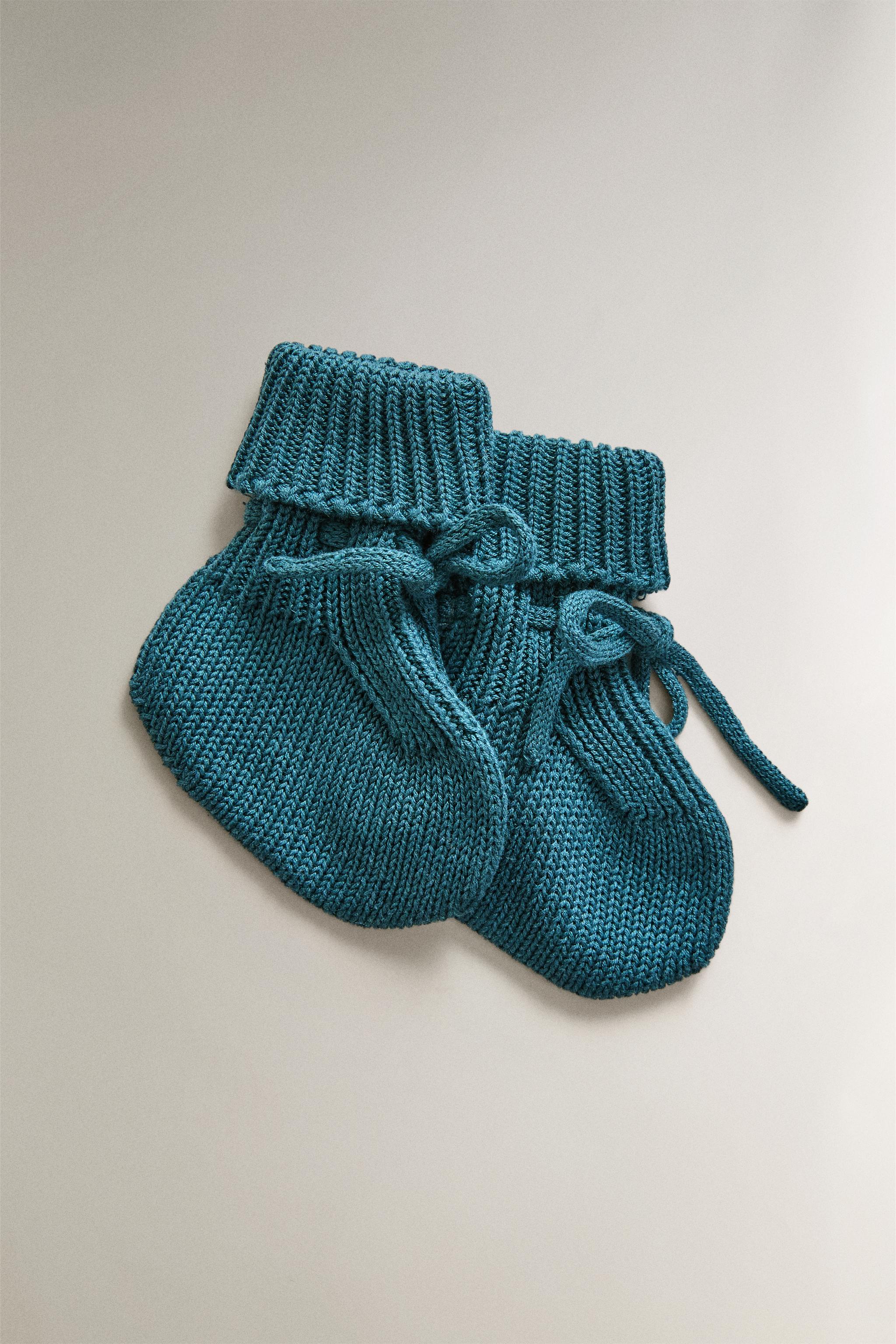 Детские ботинки Zara BABY KNIT BOOTIES — фото 3