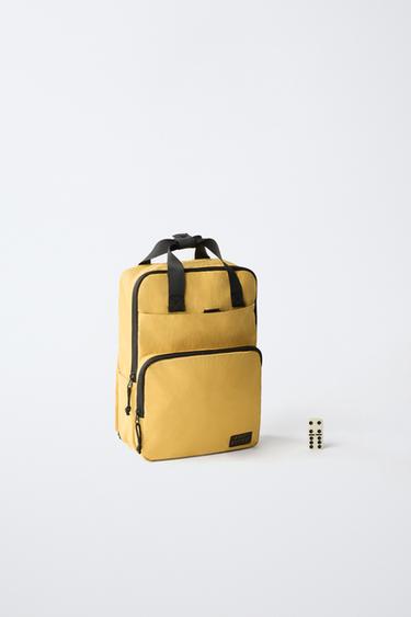MINI SAC À DOS BASIQUE - Jaune de Zara - Image 5