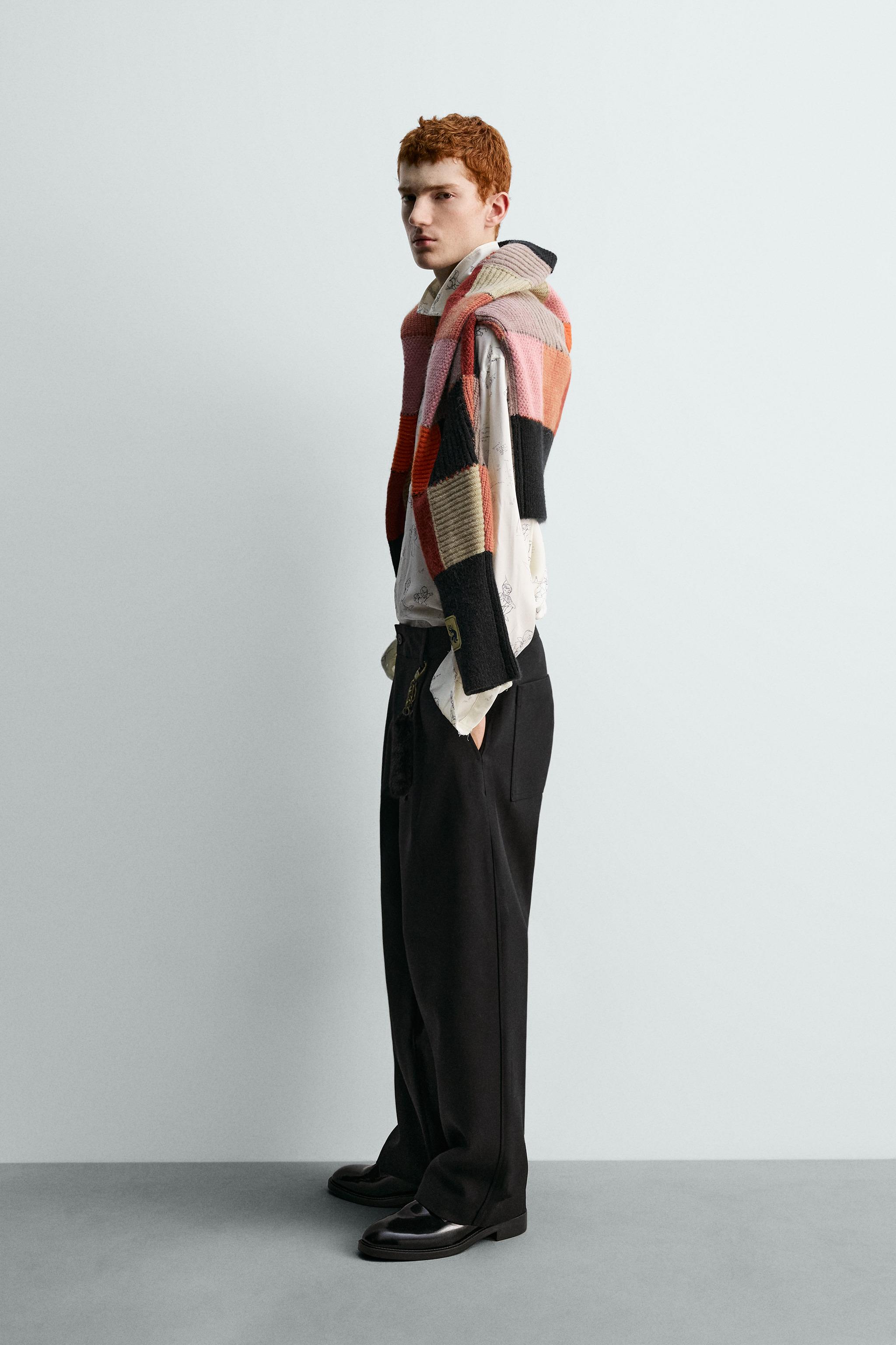 PETER PAN CHARACTERS SILK-VISCOSE SHIRT HARRY LAMBERT FOR ZARA