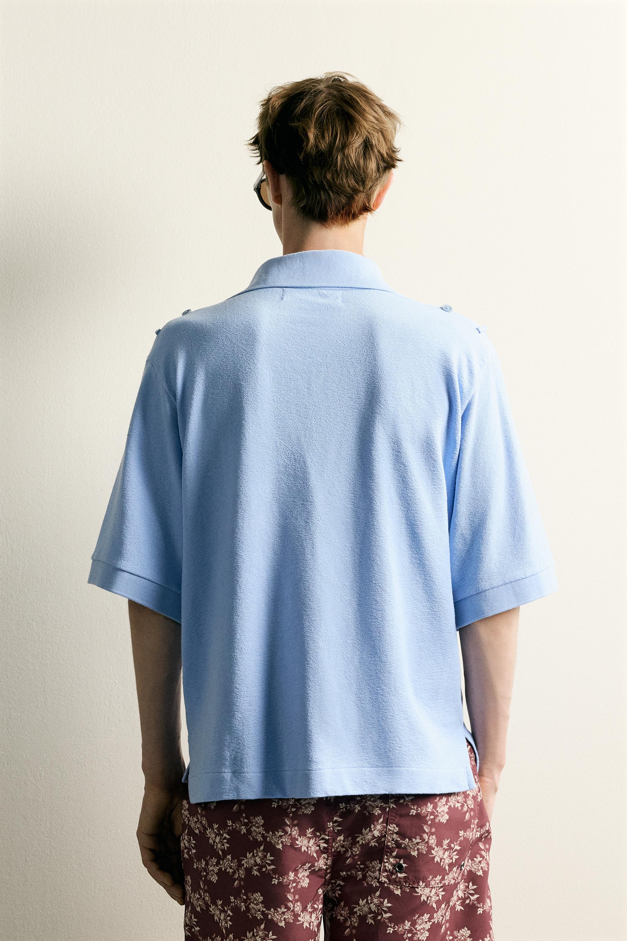Zara Shrt Slv Trry PL görsel 3