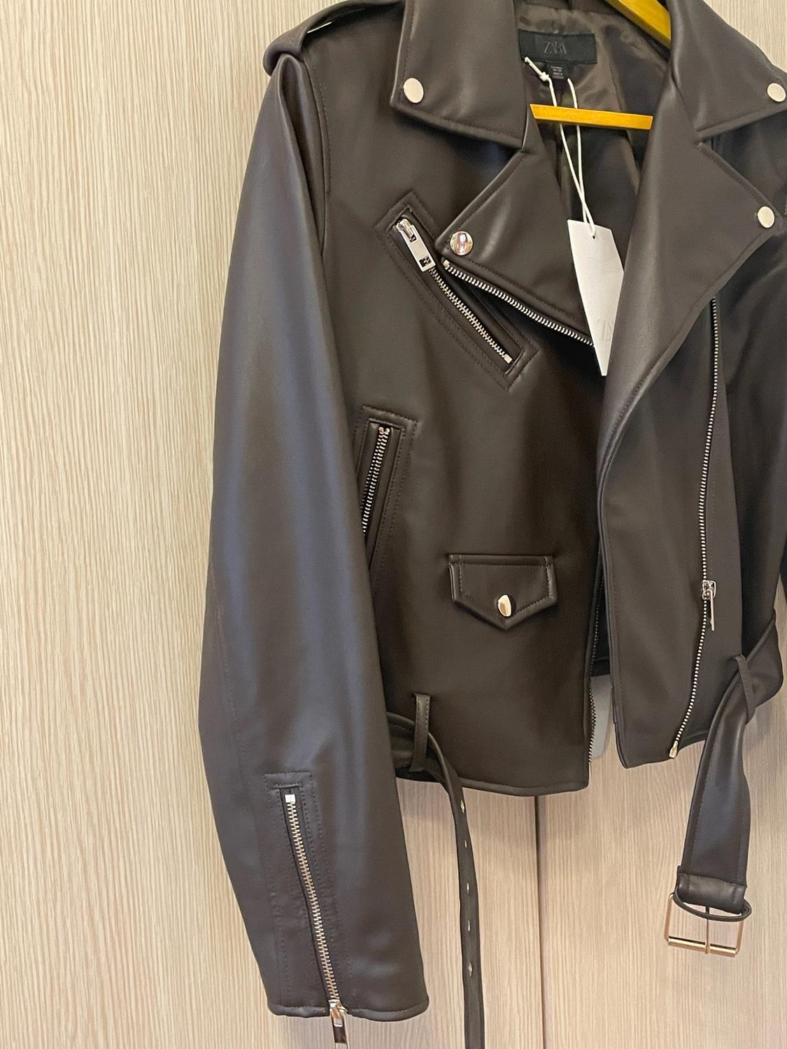 FAUX LEATHER BIKER JACKET - Image 2