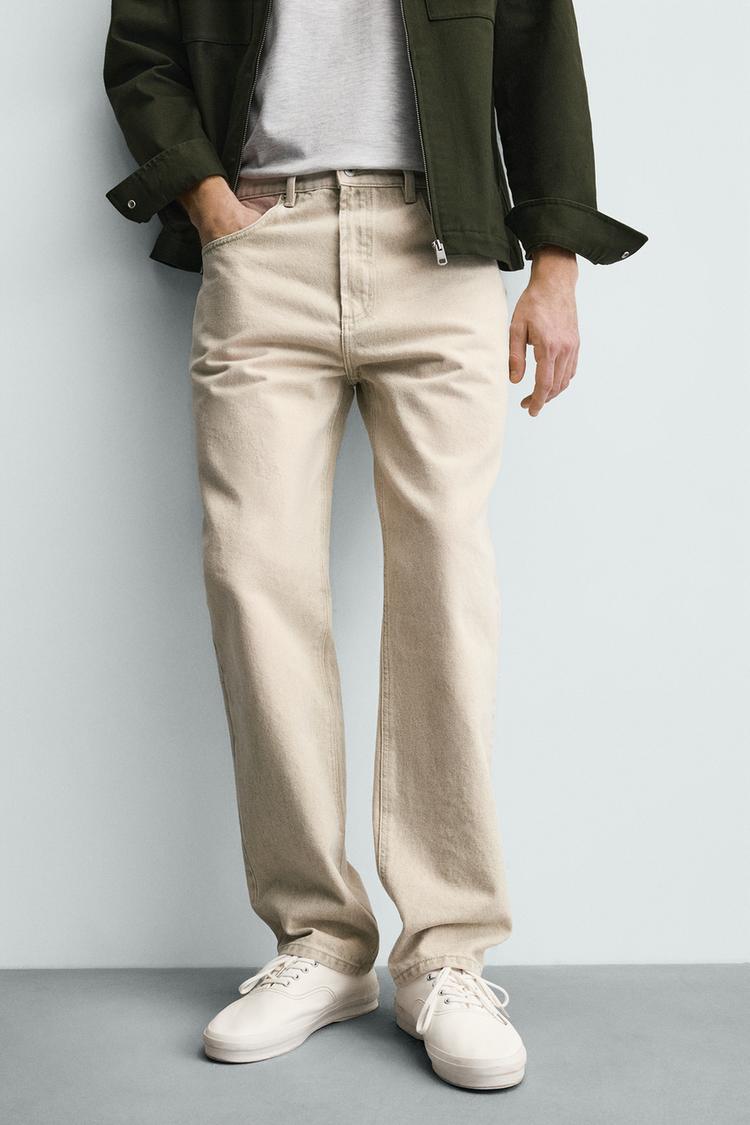 ZARA STRAIGHT ANKLE FIT JEANS