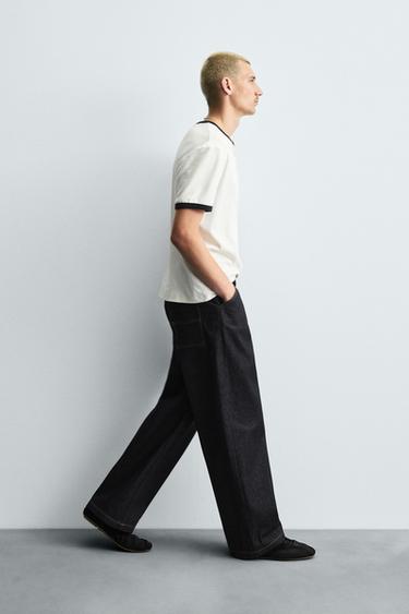 BAGGY FIT CARPENTER JEANS - Blue by Zara - Image 5