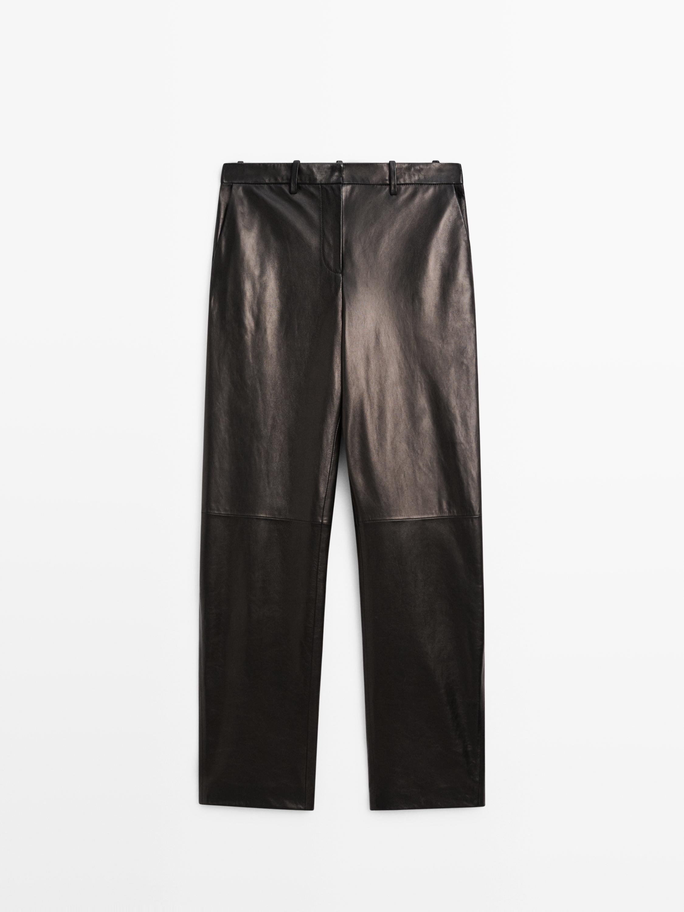 Pantalon large en cuir nappa - LIMITED