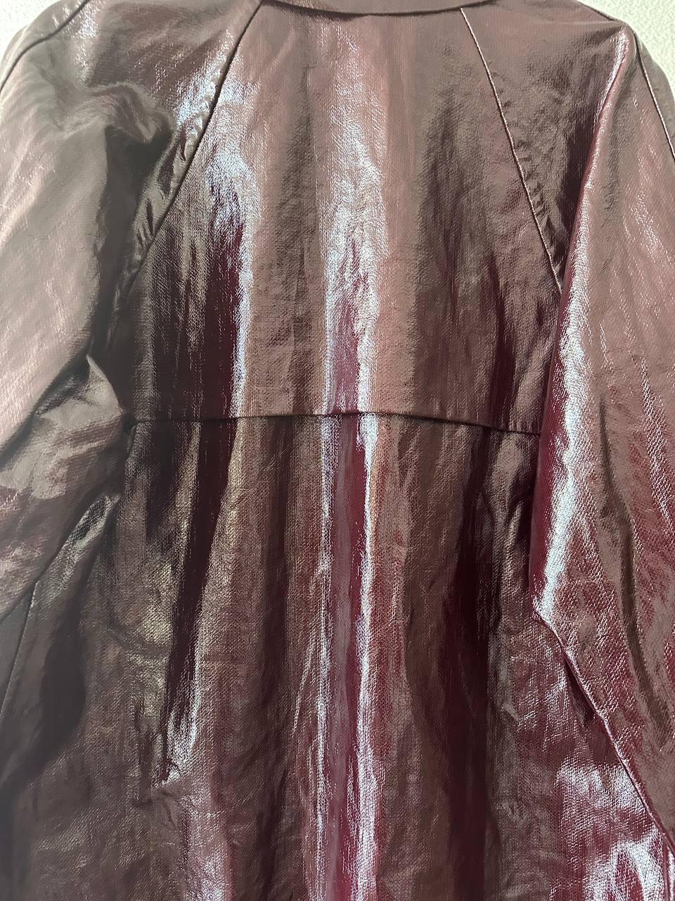LEATHER TRENCH COAT - Image 3