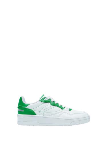 CONTRAST COLOURED TRAINERS