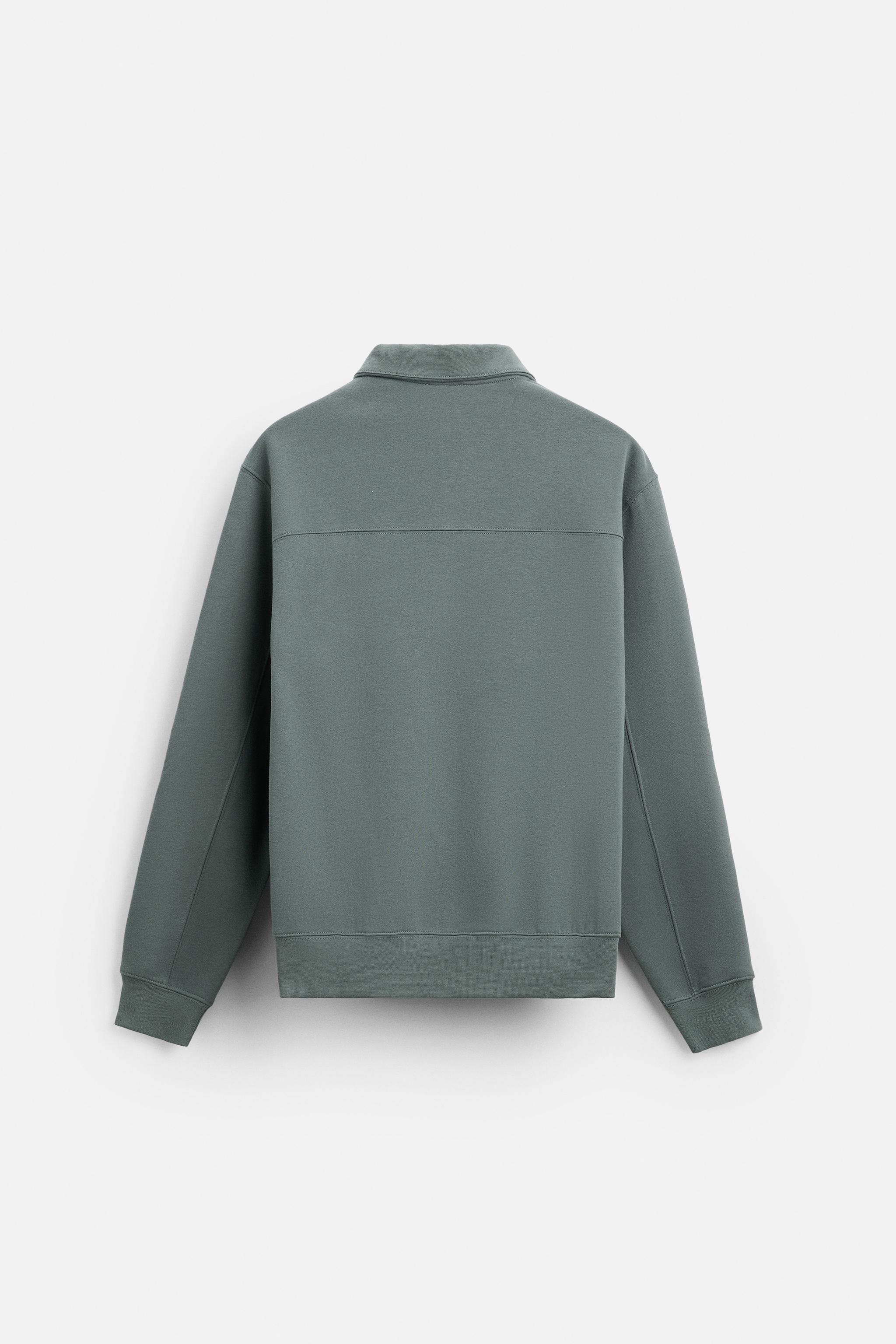 史上最も激安 MOLETOM BÁSICO COM GOLA E ZÍPER - Branco-marfim | ZARA Brasil その他