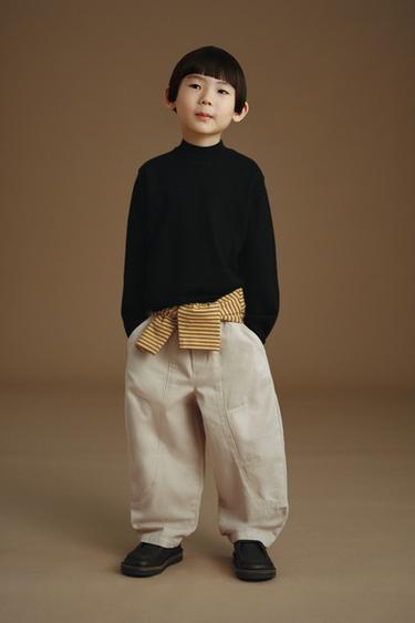 SOFT BALLOON TROUSERS - Light beige by Zara