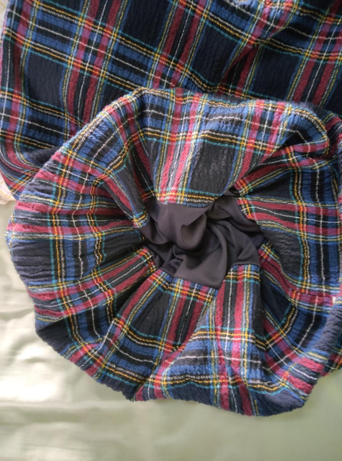 CHECK MIDI SKIRT - Image 3