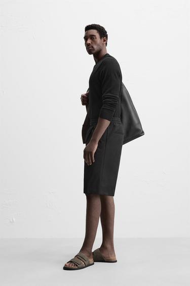 BERMUDA SHORTS - Black by Zara - Image 3