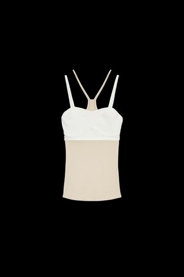 OBERTEIL IM LAGENLOOK - Cremefarben / Beige von Zara