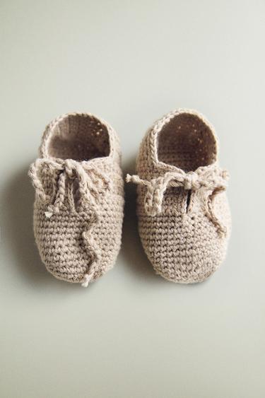 BABY CASHMERE BOOTIES — Brown 1