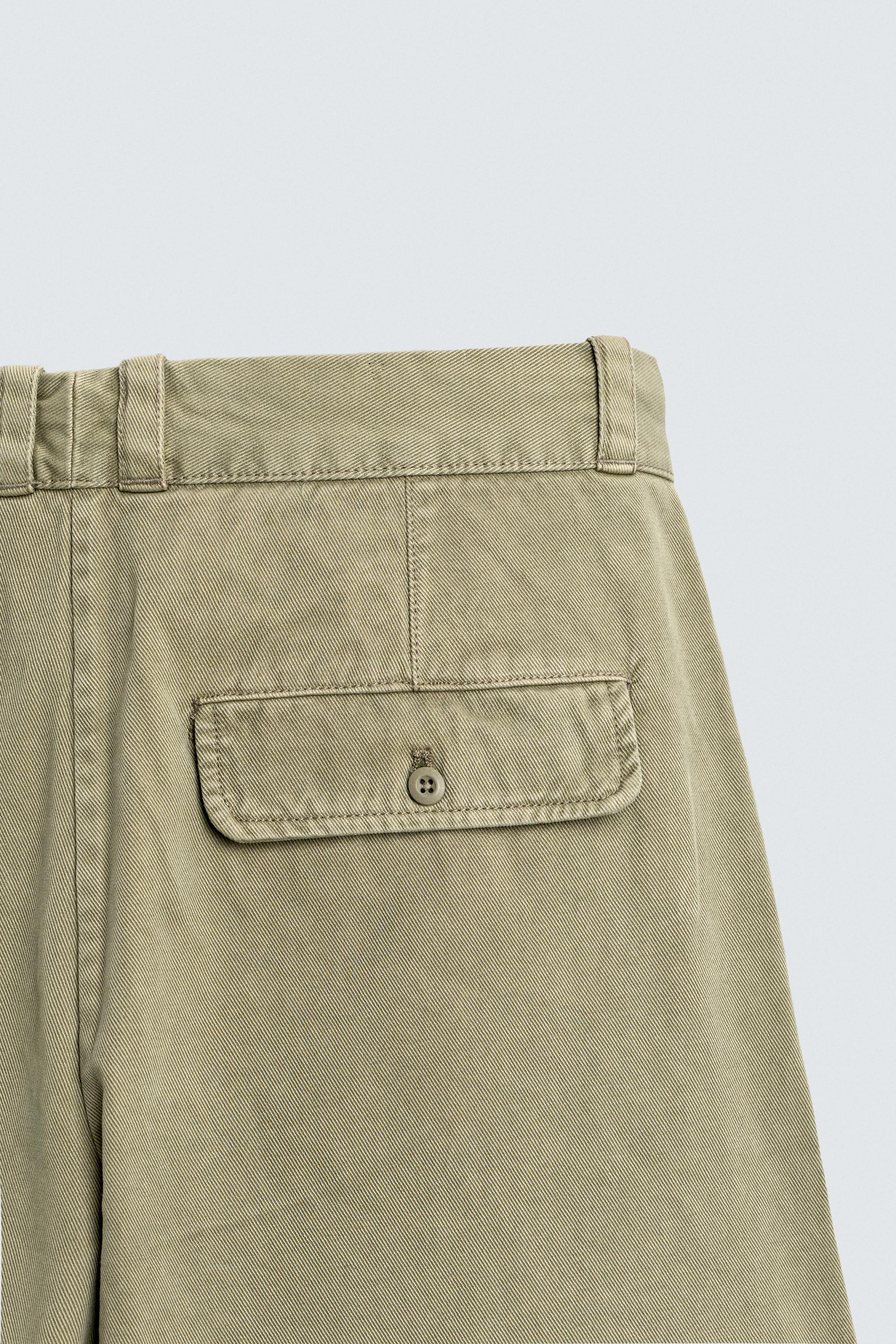 WIDE FIT CHINO PANTS