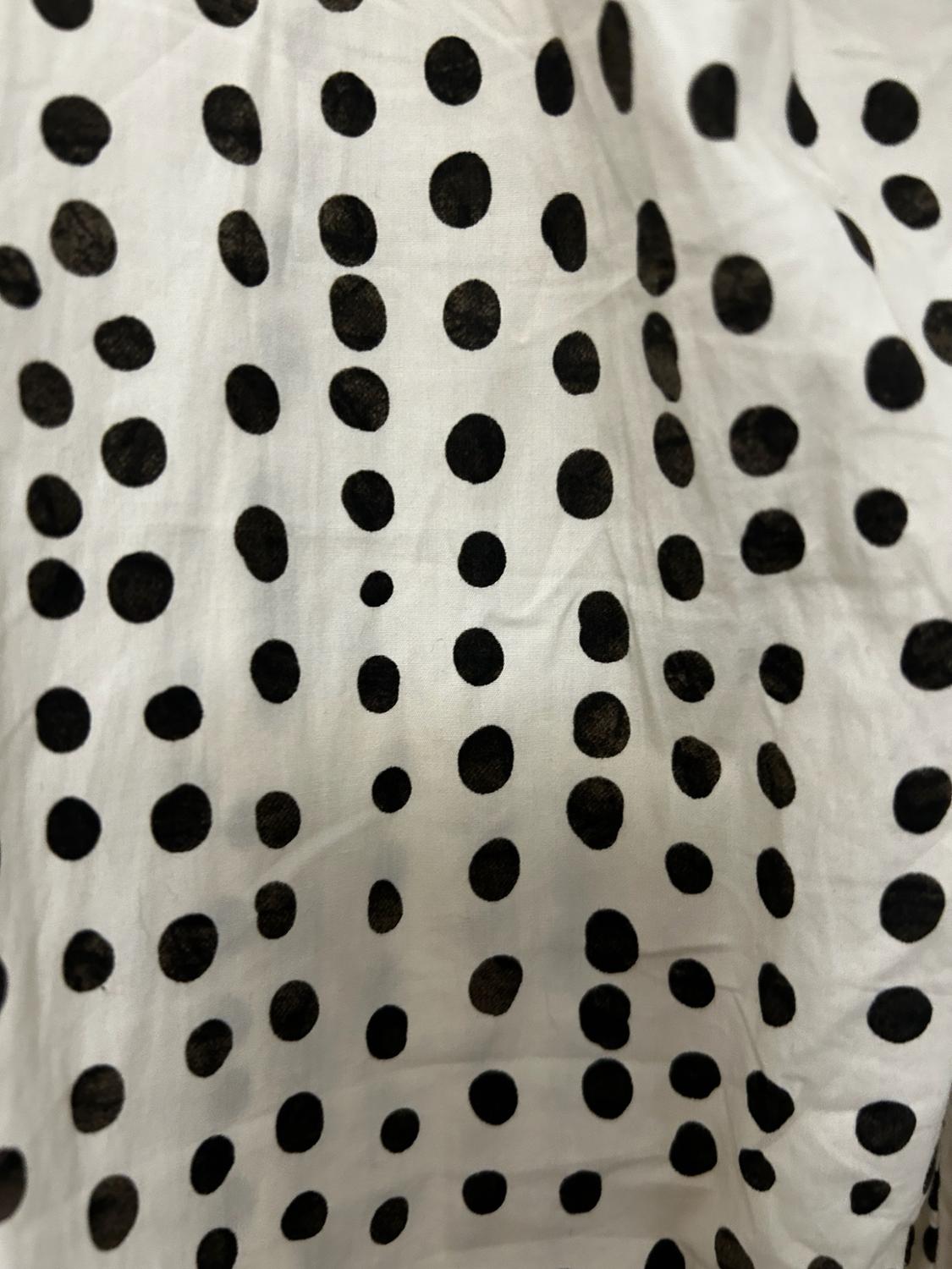 POLKA DOT PYJAMA-STYLE TROUSERS ZW COLLECTION - Image 3