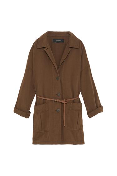 BELTED OVERSHIRT