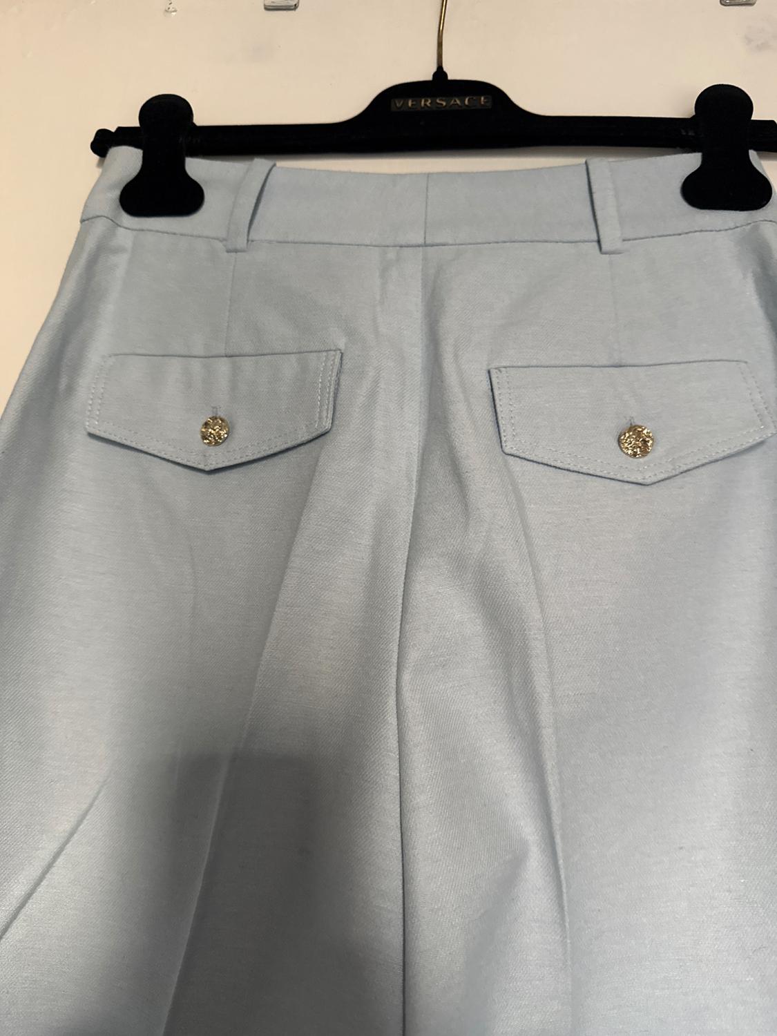 STRAIGHT LEG PANTS WITH METAL BUTTON - Image 3