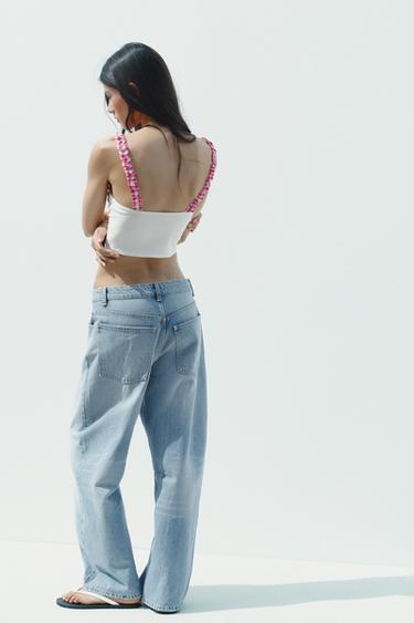 GINGHAM CORSET TOP - Oyster-white by Zara - Image 4