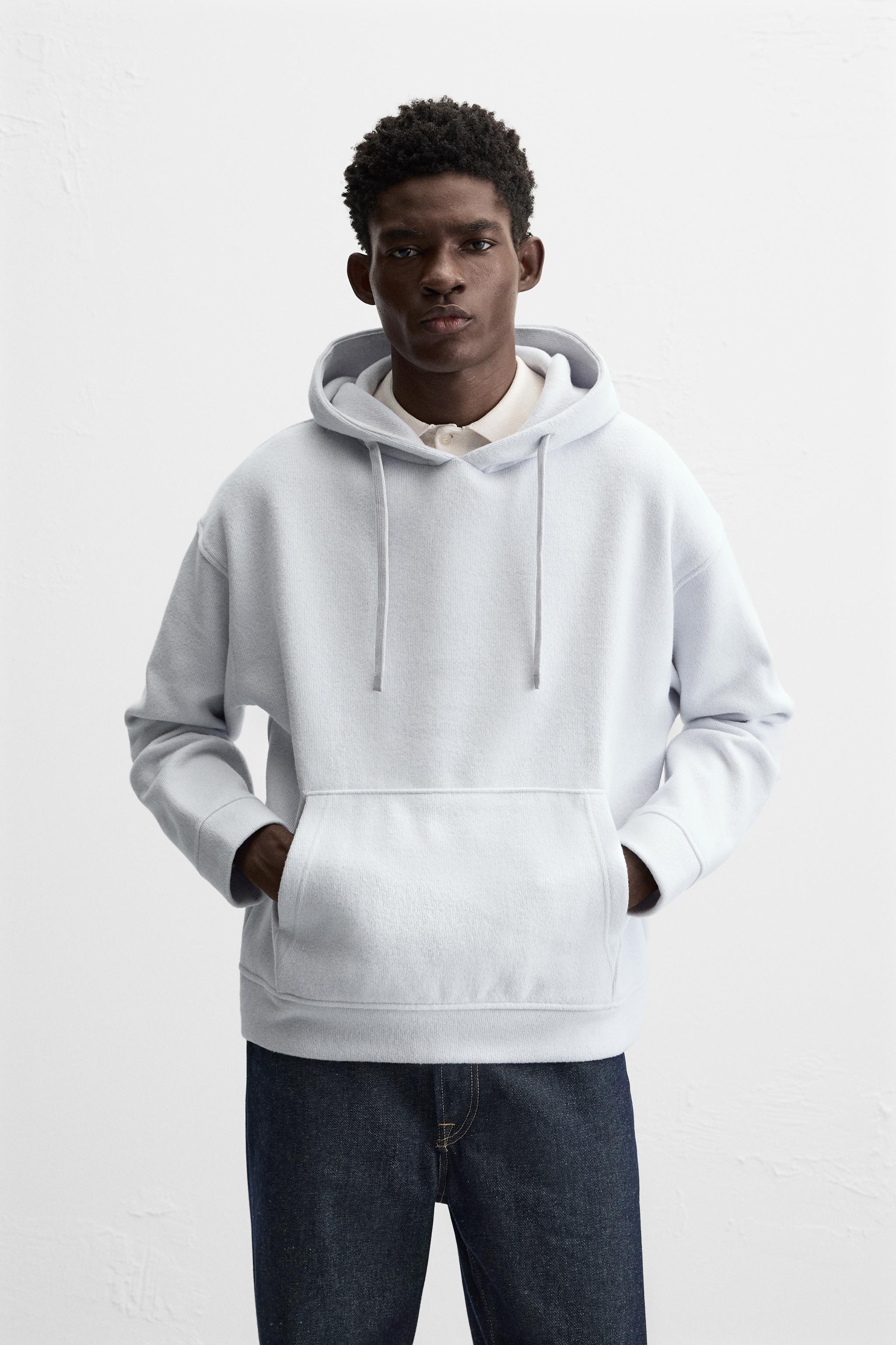 Light white hoodie online