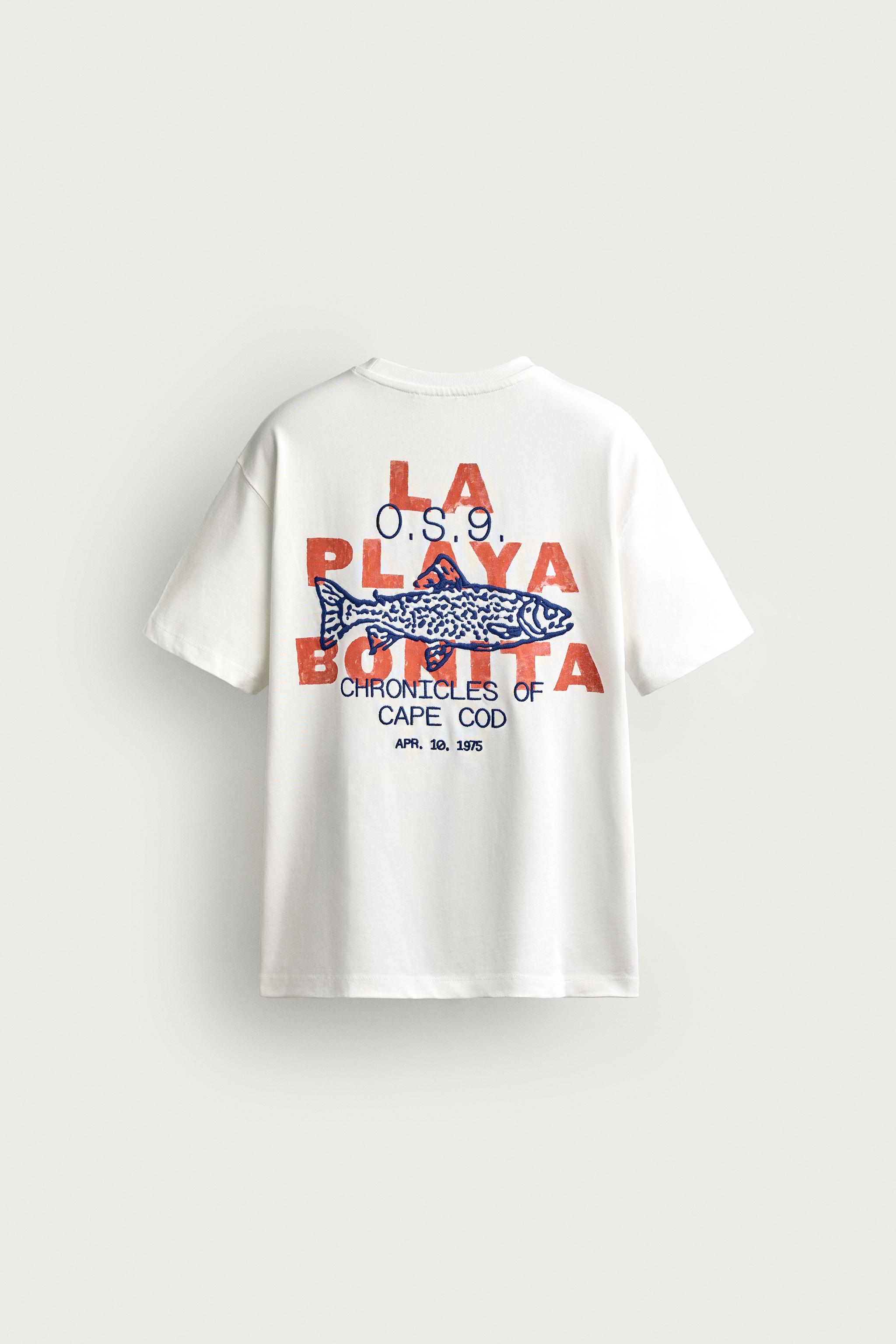 RELAXED FIT EMBROIDERED T-SHIRT