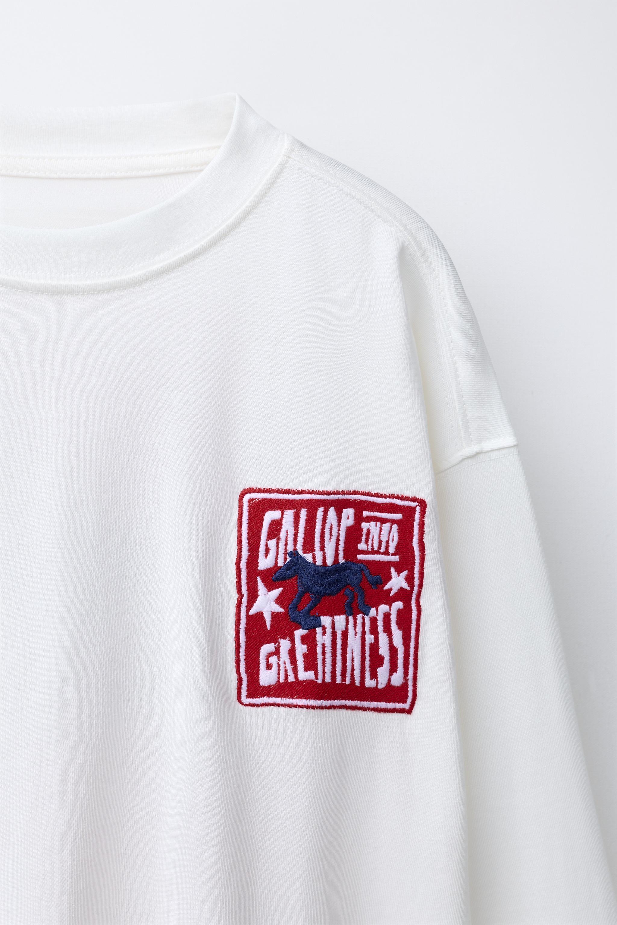 T-SHIRT À IMPRIMÉ CHEVAL
