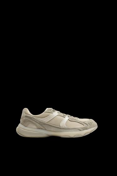 UNIFARBENER SNEAKER - Maulwurfsgrau von Zara - Bild 0
