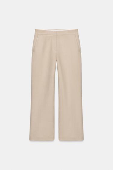 PANTALÓN BOLSILLOS - Beige claro de Zara - Imagen 0