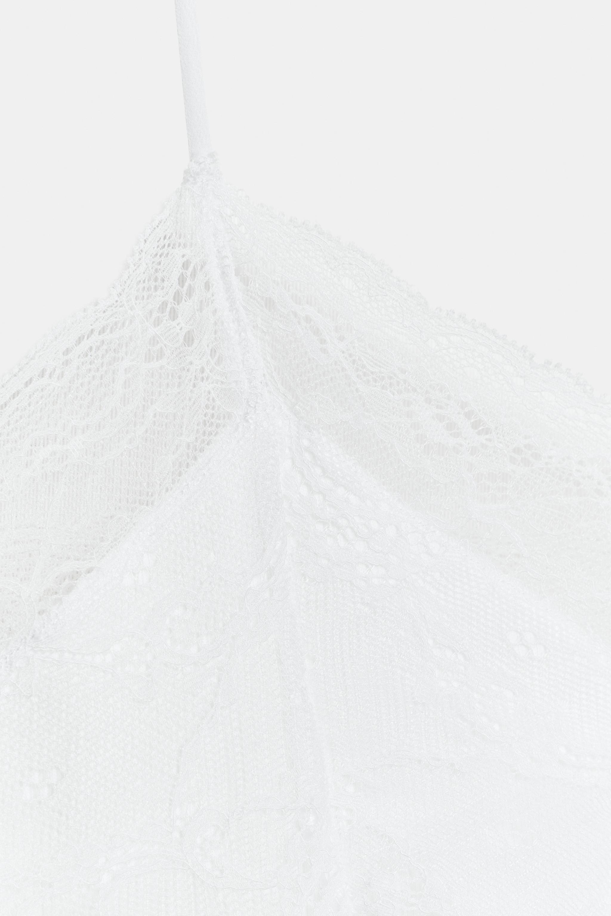TOP CÔTELÉ DENTELLE