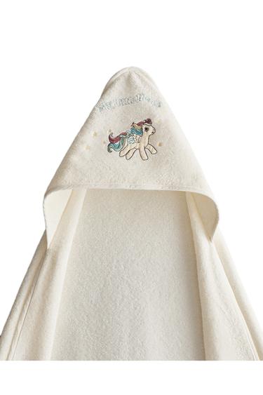 MY LITTLE PONY© TERRY HOODED BATH TOWEL - Cream by Zara