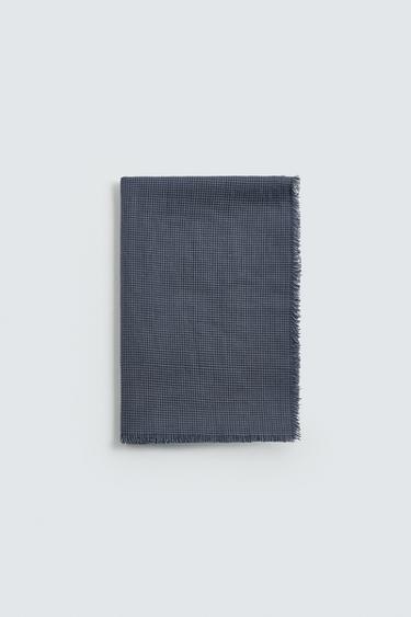 FOULARD ESTRUCTURA ALGODÓN - Marino de Zara