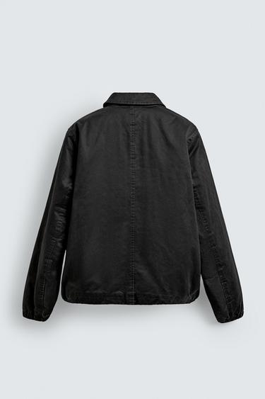 VESTE FINITION CIRÉE - Gris foncé de Zara - Image 7