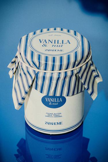 (130 G) VANILLA & NUT SCENTED CANDLE - Ecru / Beige by Zara