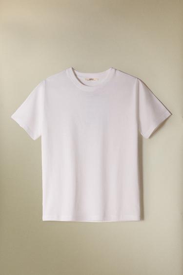 T-SHIRT MANCHES COURTES - Blanc de Zara - Image 5