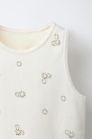 KNIT BEAD TOP - White by Zara - Image 2