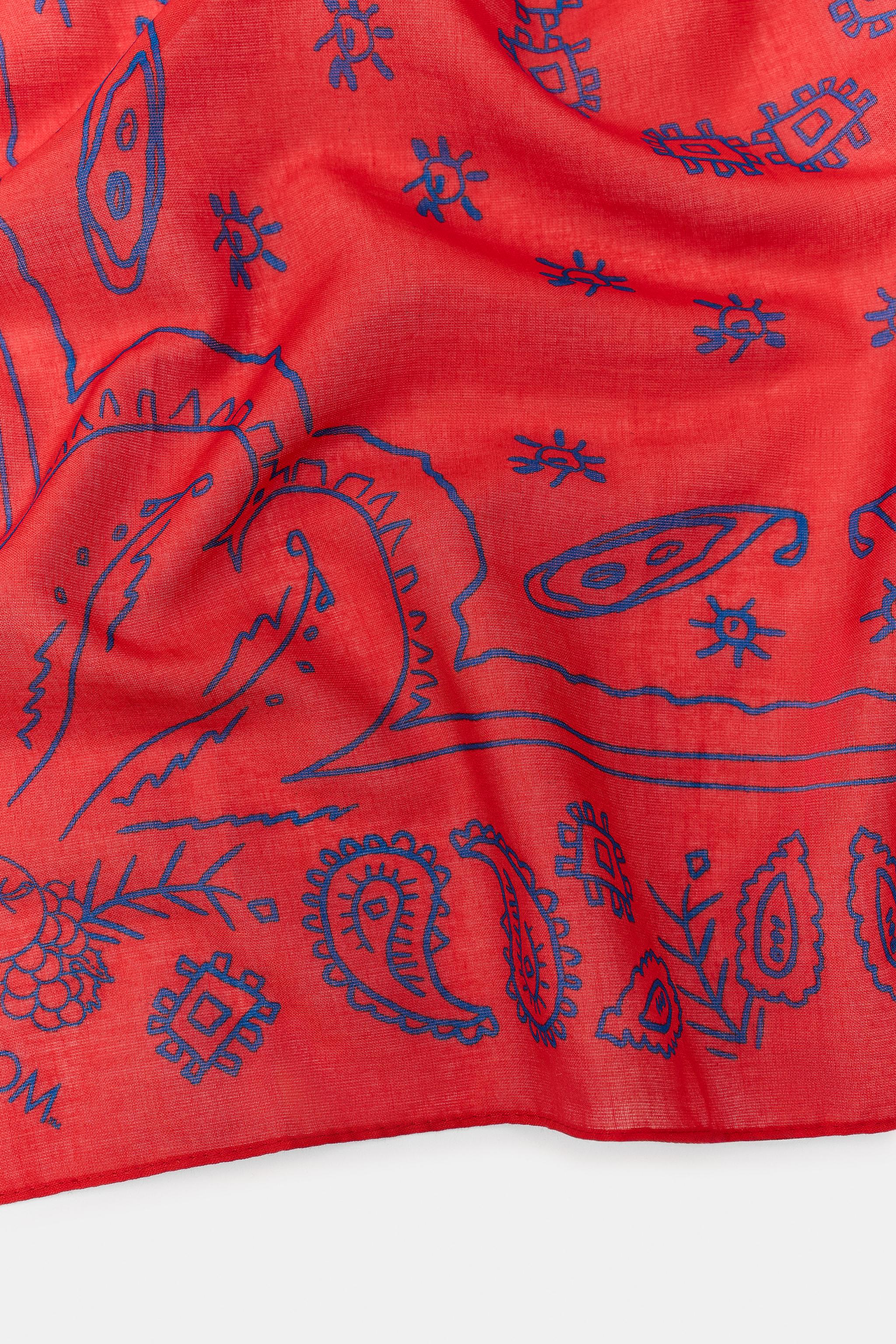 Zara FRUIT OF THE LOOM™ DESENLİ BANDANA görsel 3