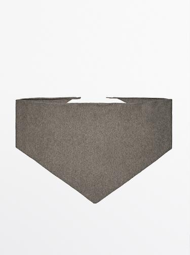Zara 100% cashmere bandana - Gray