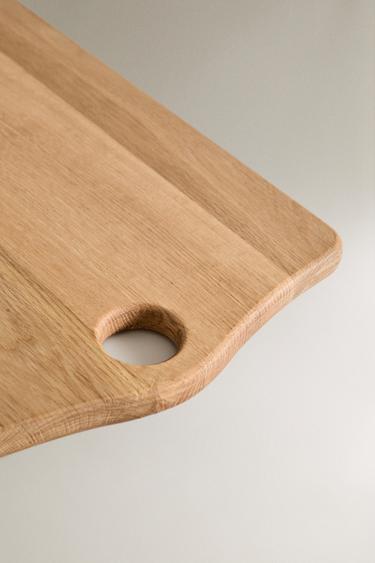 OAK WOOD CHOPPING BOARD - Light brown by Zara - Image 2