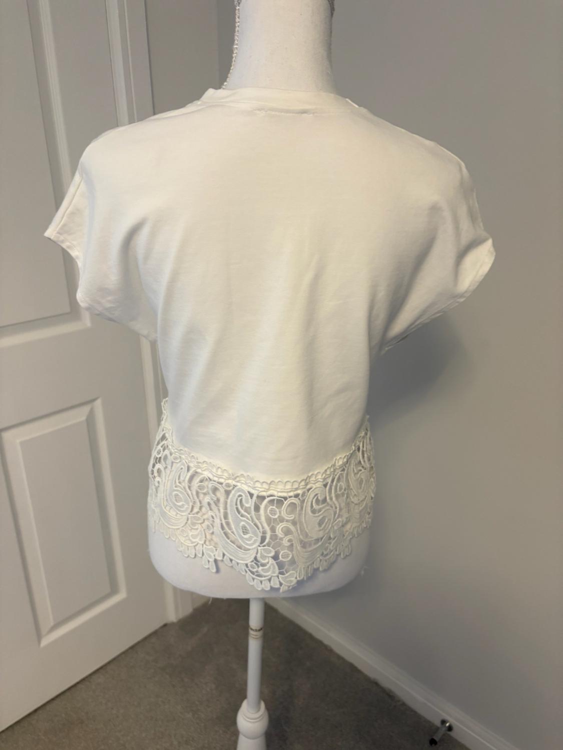 GUIPURE COMBINATION T-SHIRT - Image 5