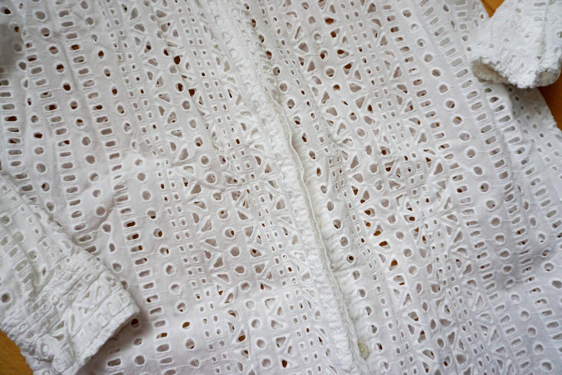 LONGLINE SHIRT WITH CUTWORK EMBROIDERY - Image 5